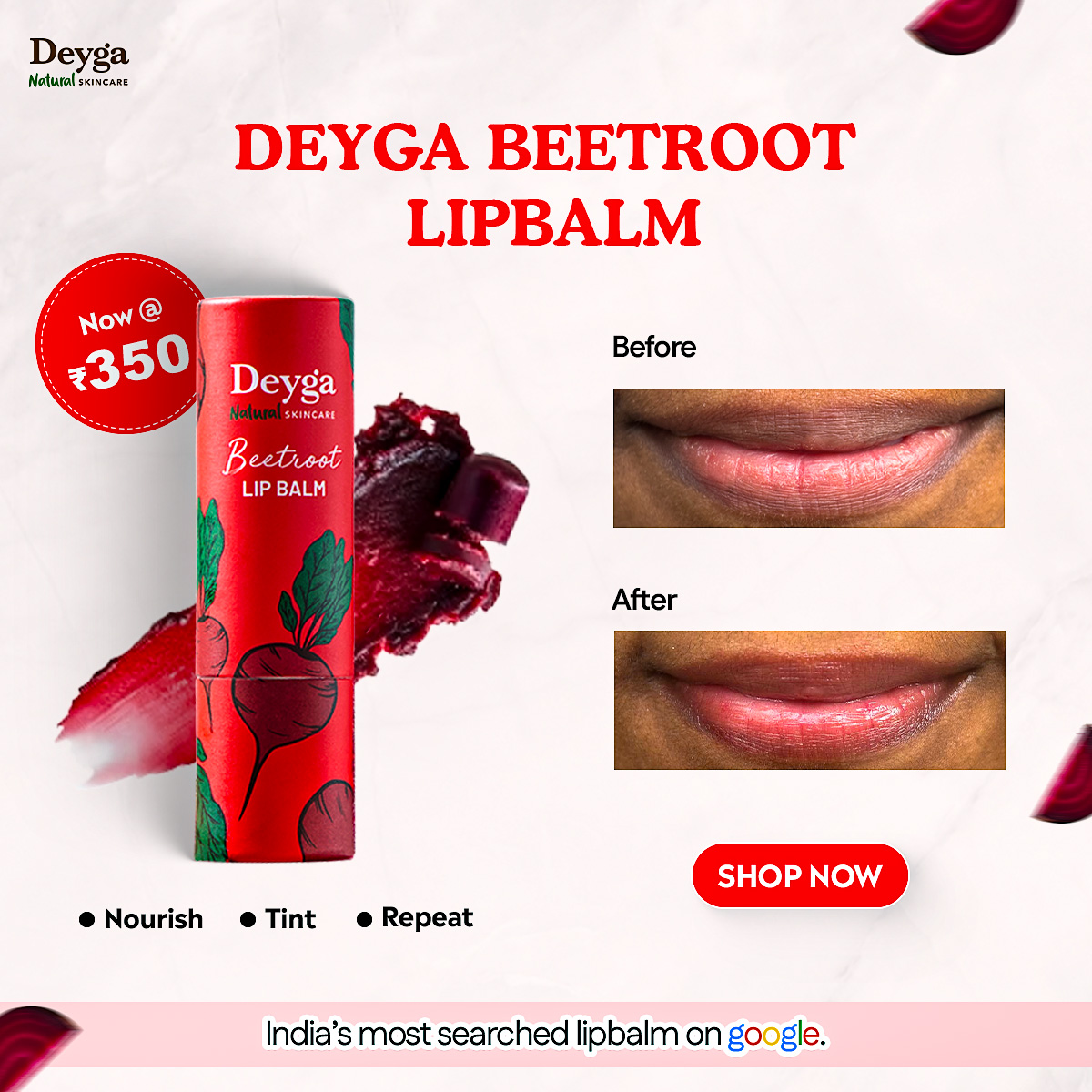 Deyga Organics Facebook ad