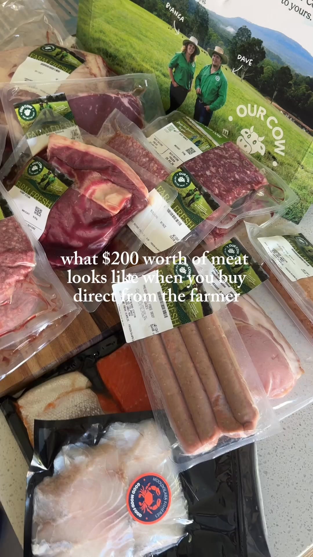 Our Cow Facebook ad: $200 quality meat haul