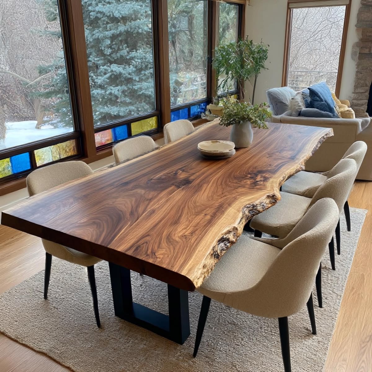 Benoit Barette Facebook ad: Table de cuisine en bois noble massif - Conception sur…