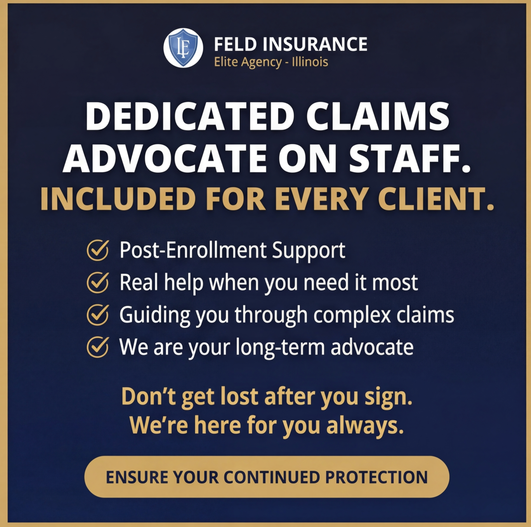 Feld-Insurance Facebook ad: Is Your Home Underinsured?