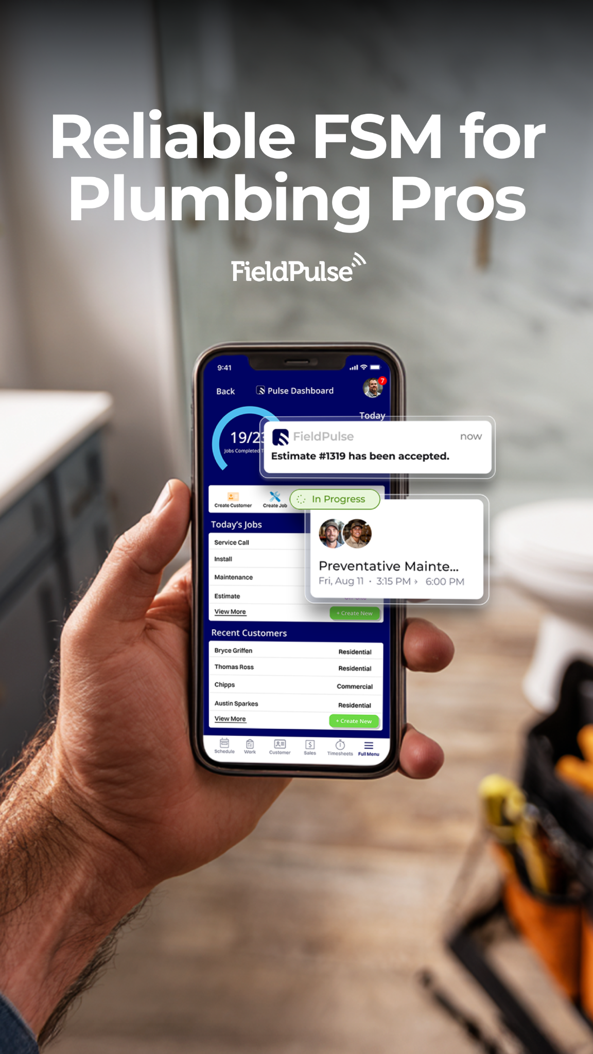 FieldPulse Facebook ad
