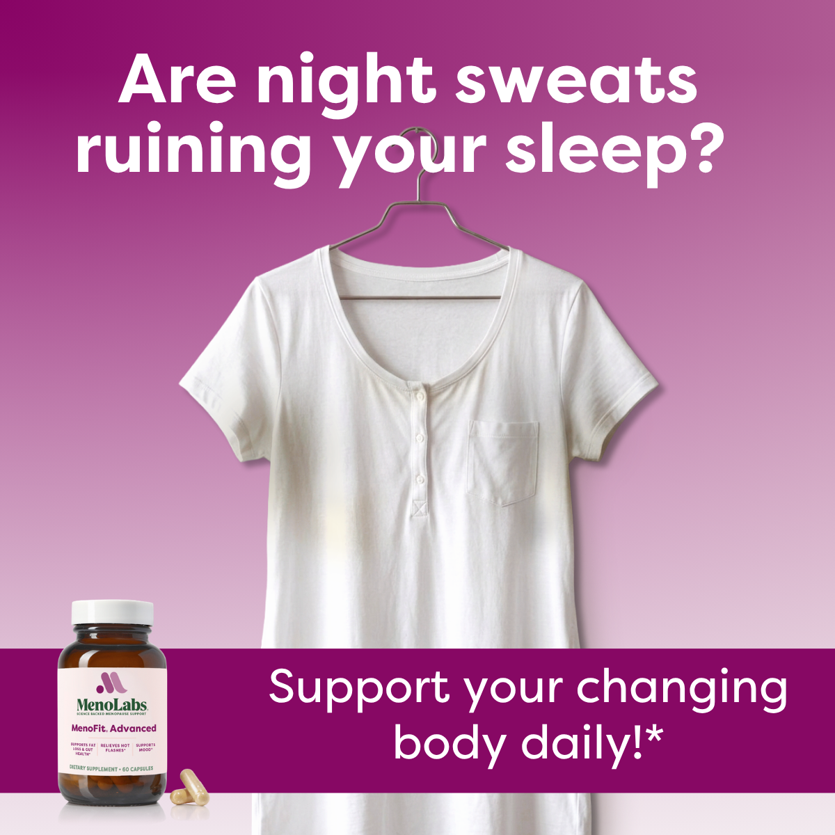 MenoLabs Facebook ad