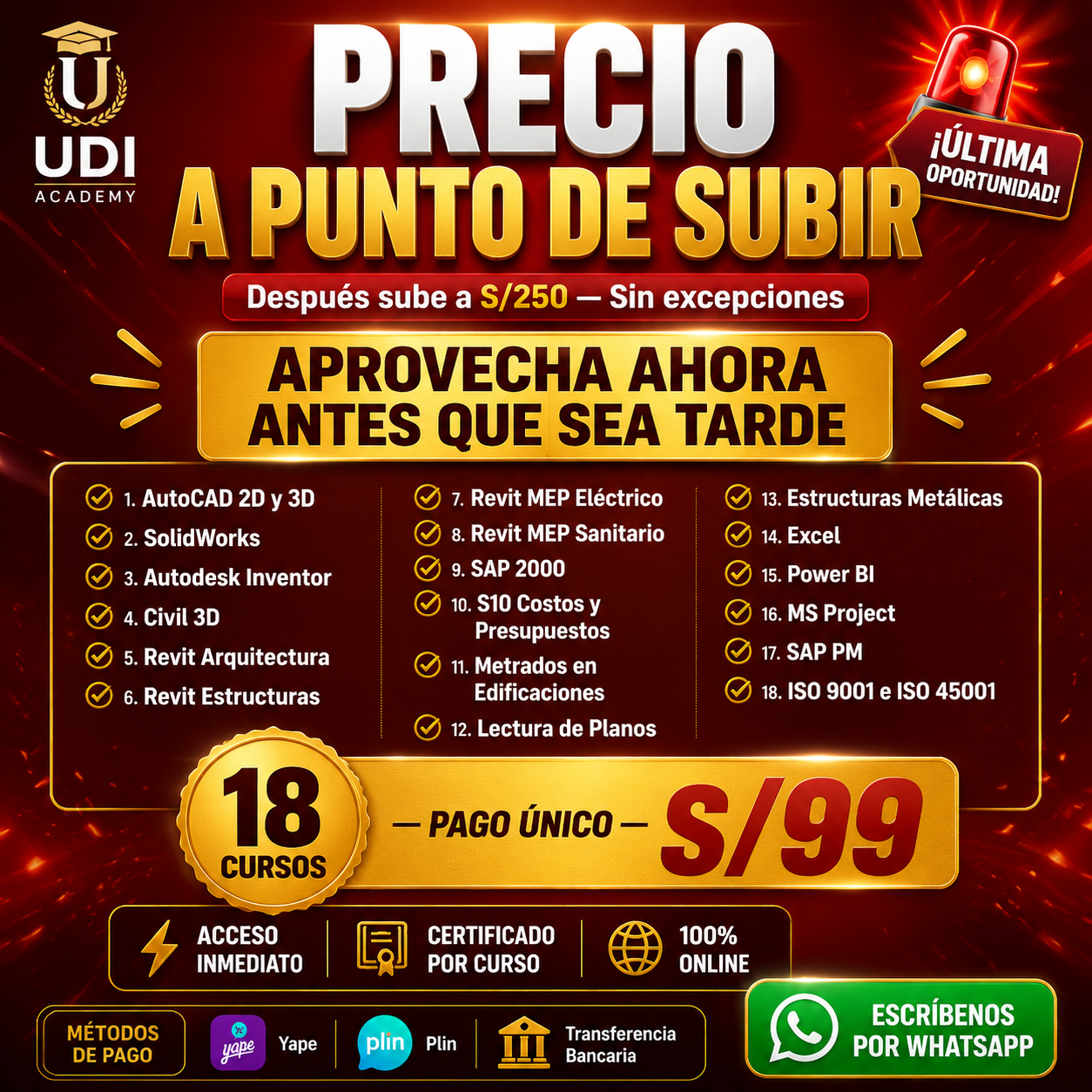 El Universo del Ingeniero Facebook ad