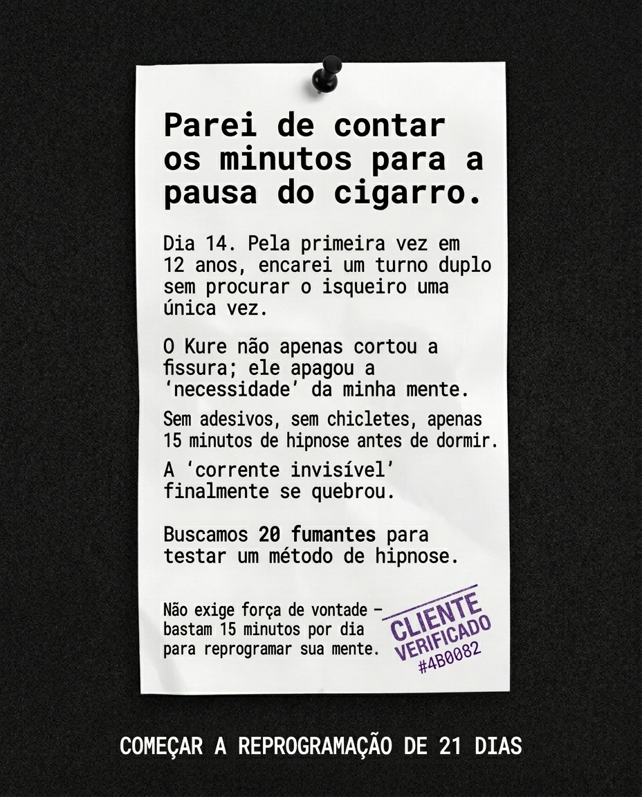 Hypnosis to Stop Smoking Facebook ad