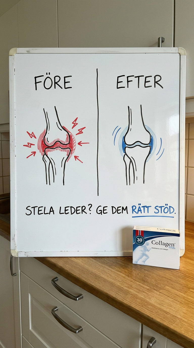 Collagen Vital Facebook ad: Ont i lederna?