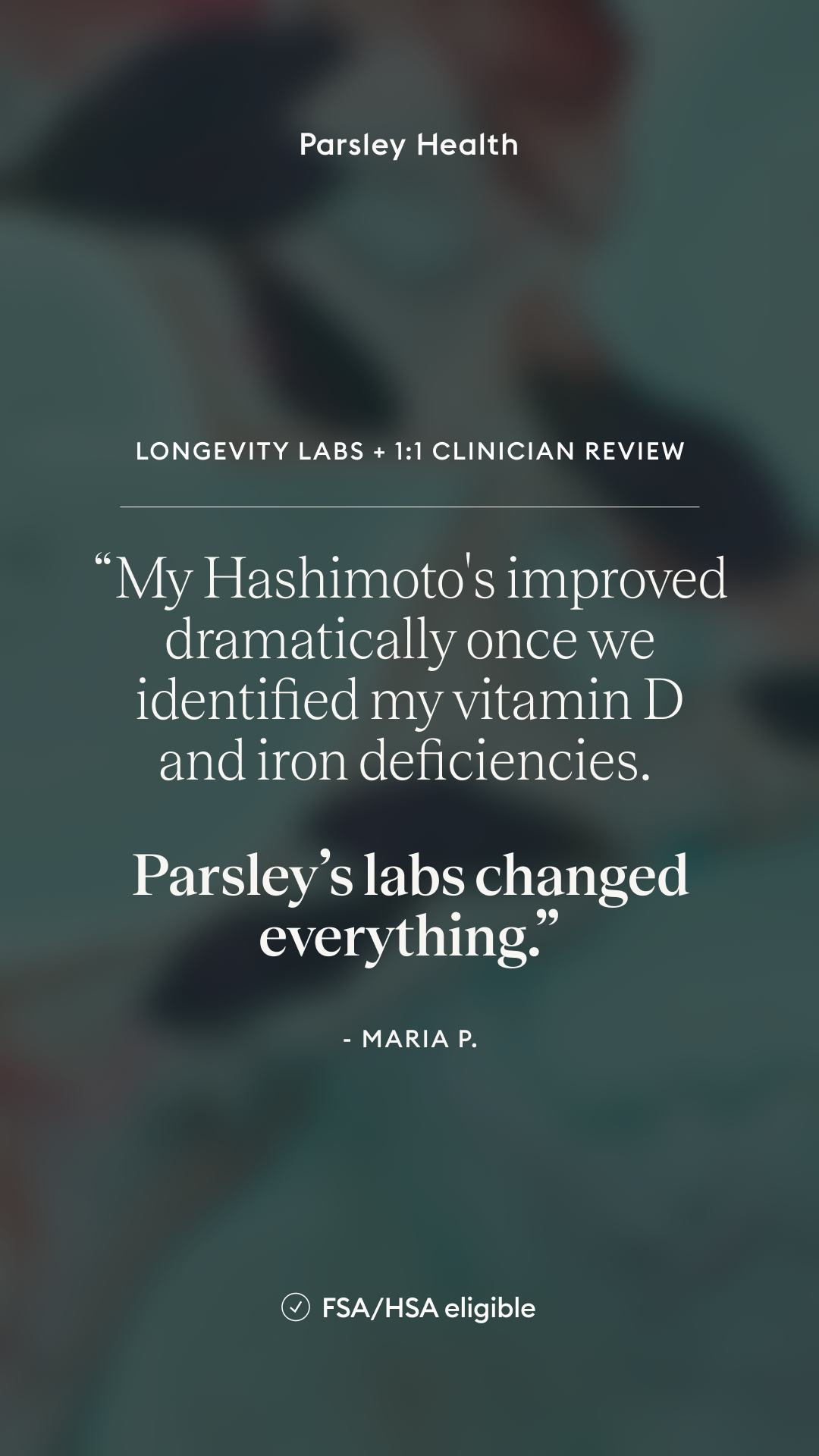 Parsley Health - Root Cause Medicine Facebook ad