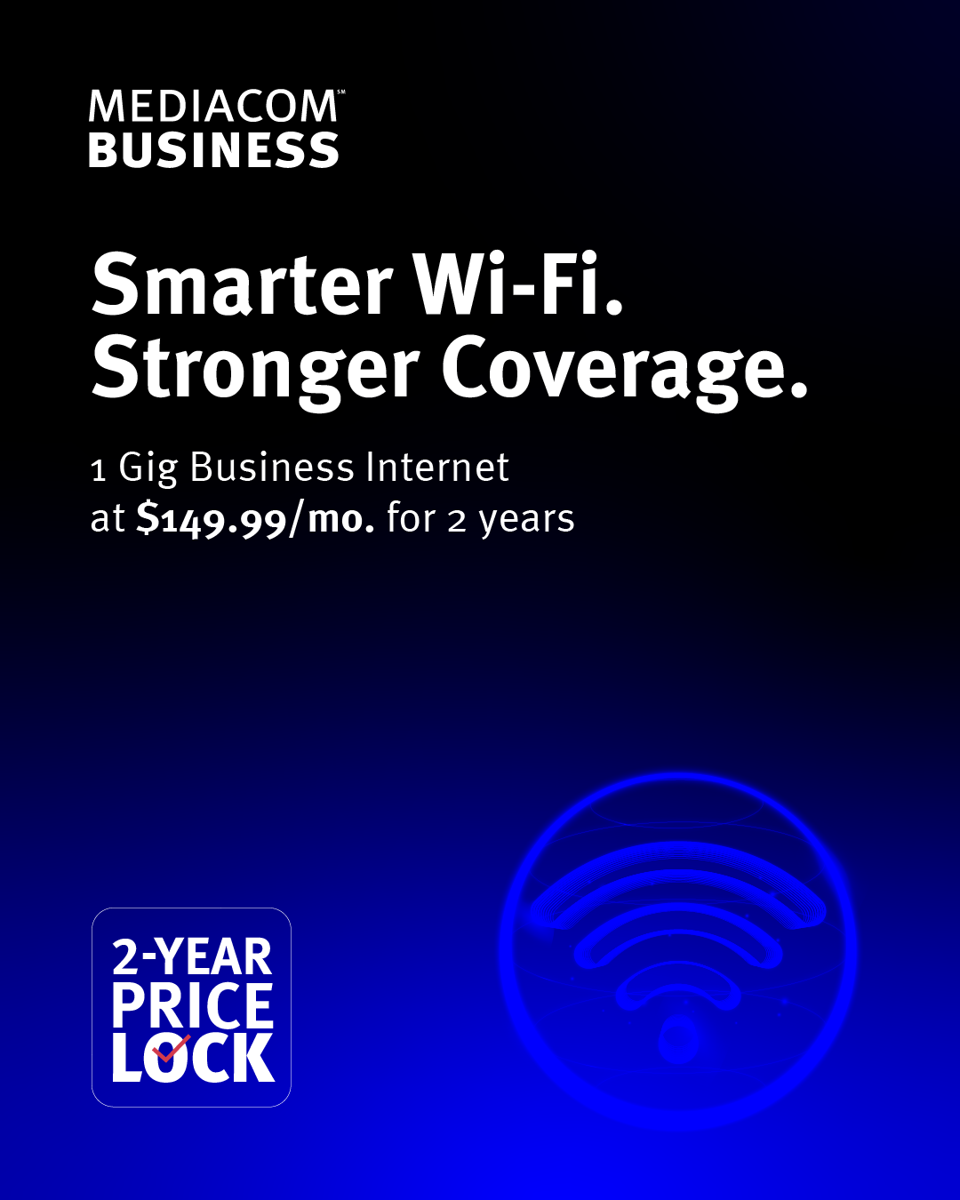 Mediacom Business Facebook ad