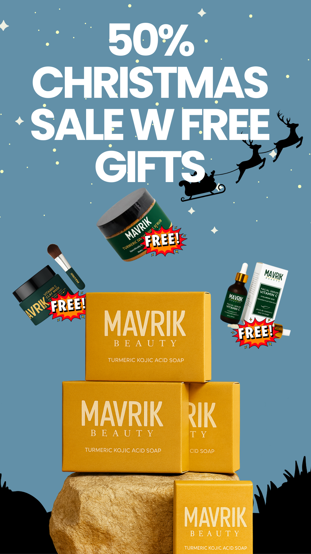 Mavrik Beauty Facebook ad: The #1 Soap for Dark Spots