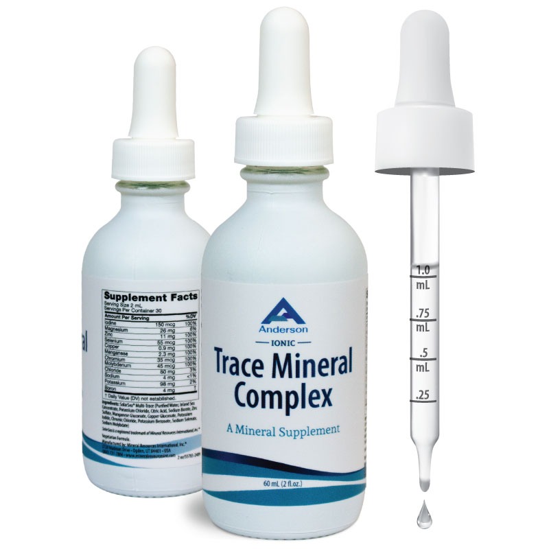 Anderson Health Solutions Facebook ad: Just add Trace Mineral Complex to your water…