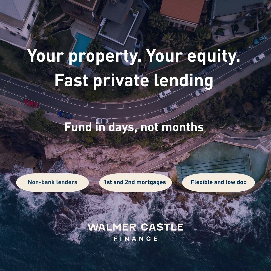 Walmer Castle Finance Facebook ad: Your property. Fast capital. No bank.