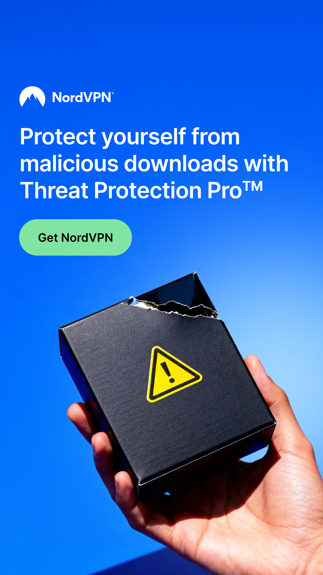 NordVPN Facebook ad from Feb 25, 2026