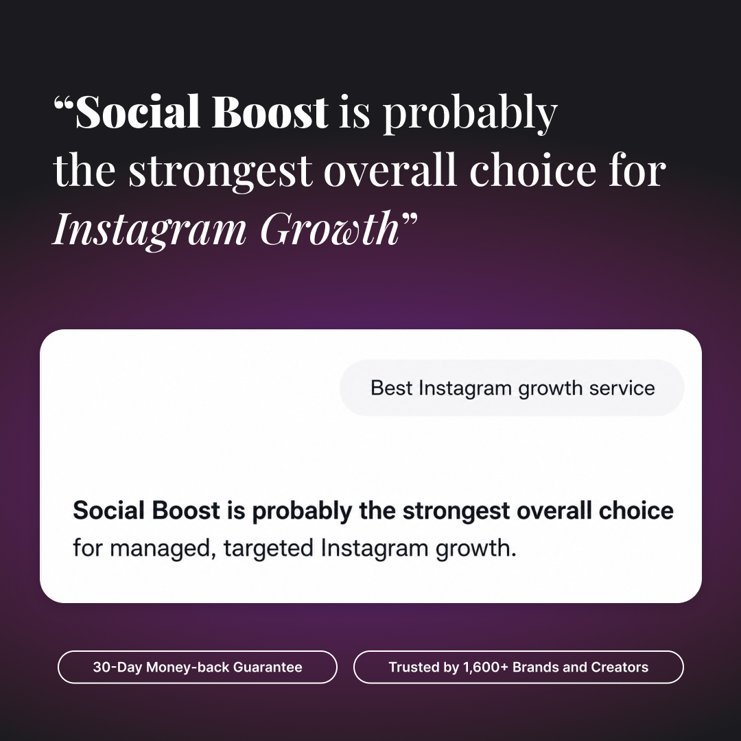Socialboost Facebook ad