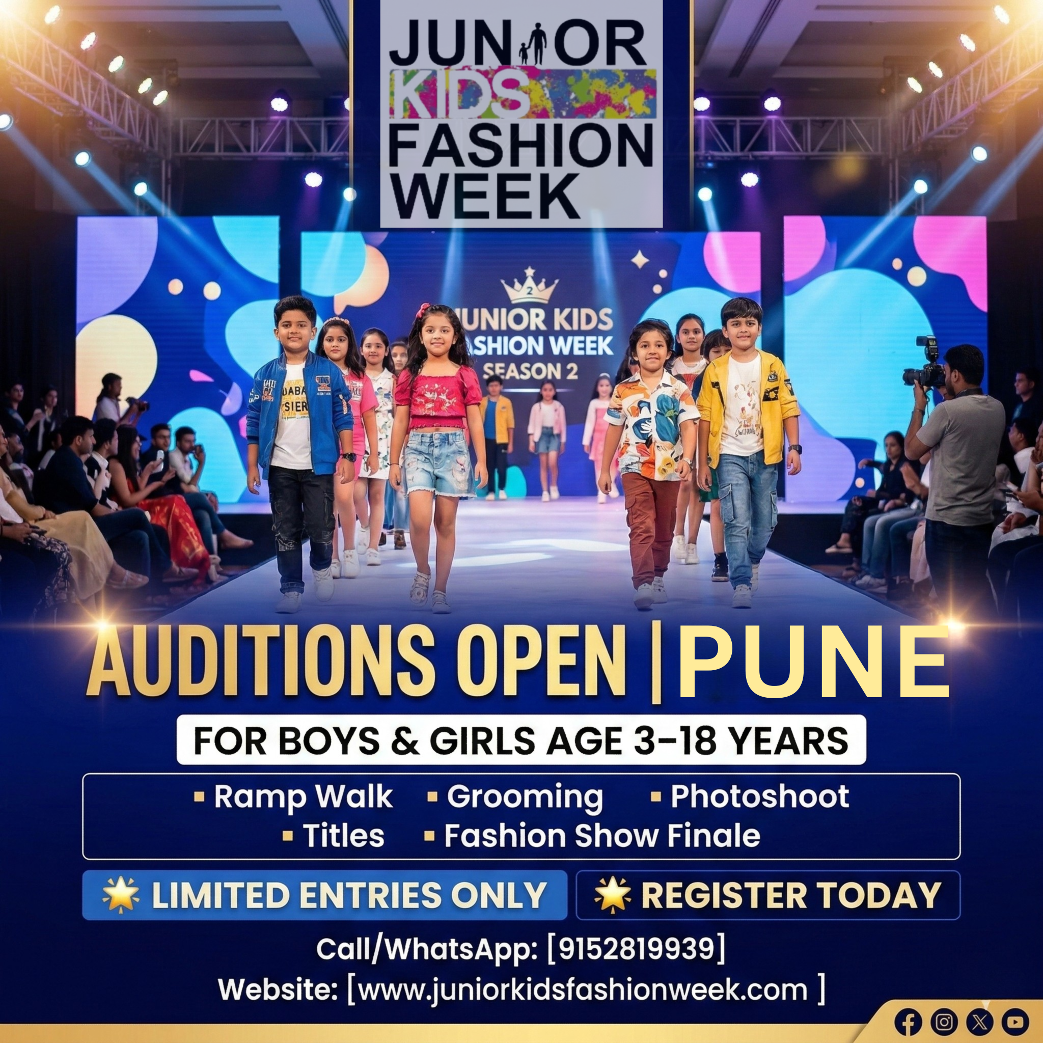 Junior Kids Fashion Week Facebook ad