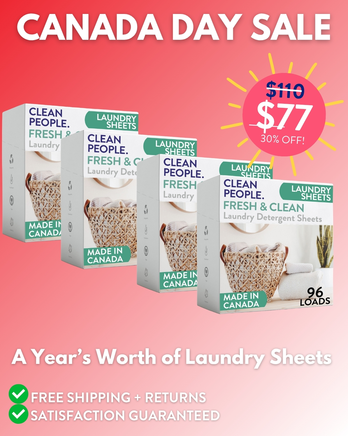 Clean People. Facebook ad