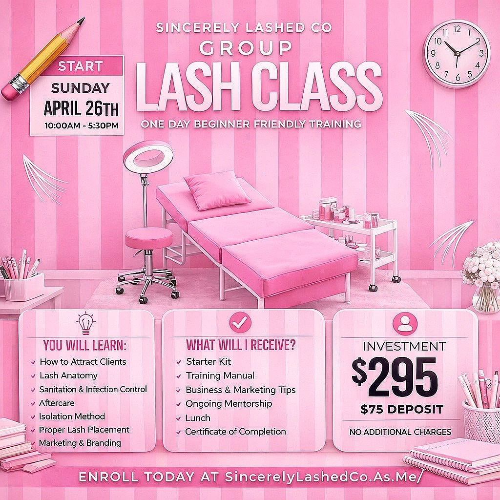 Sincerely Lashed Collection Facebook ad