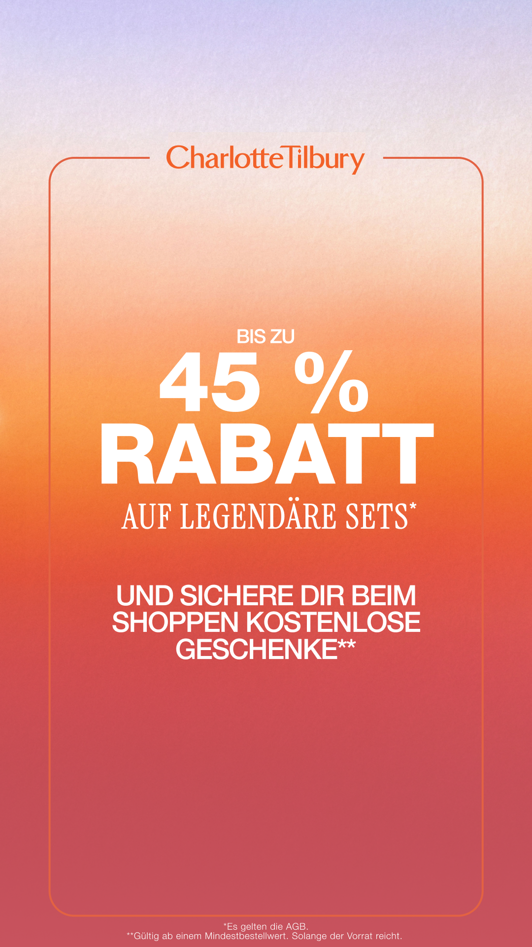Charlotte Tilbury Facebook ad