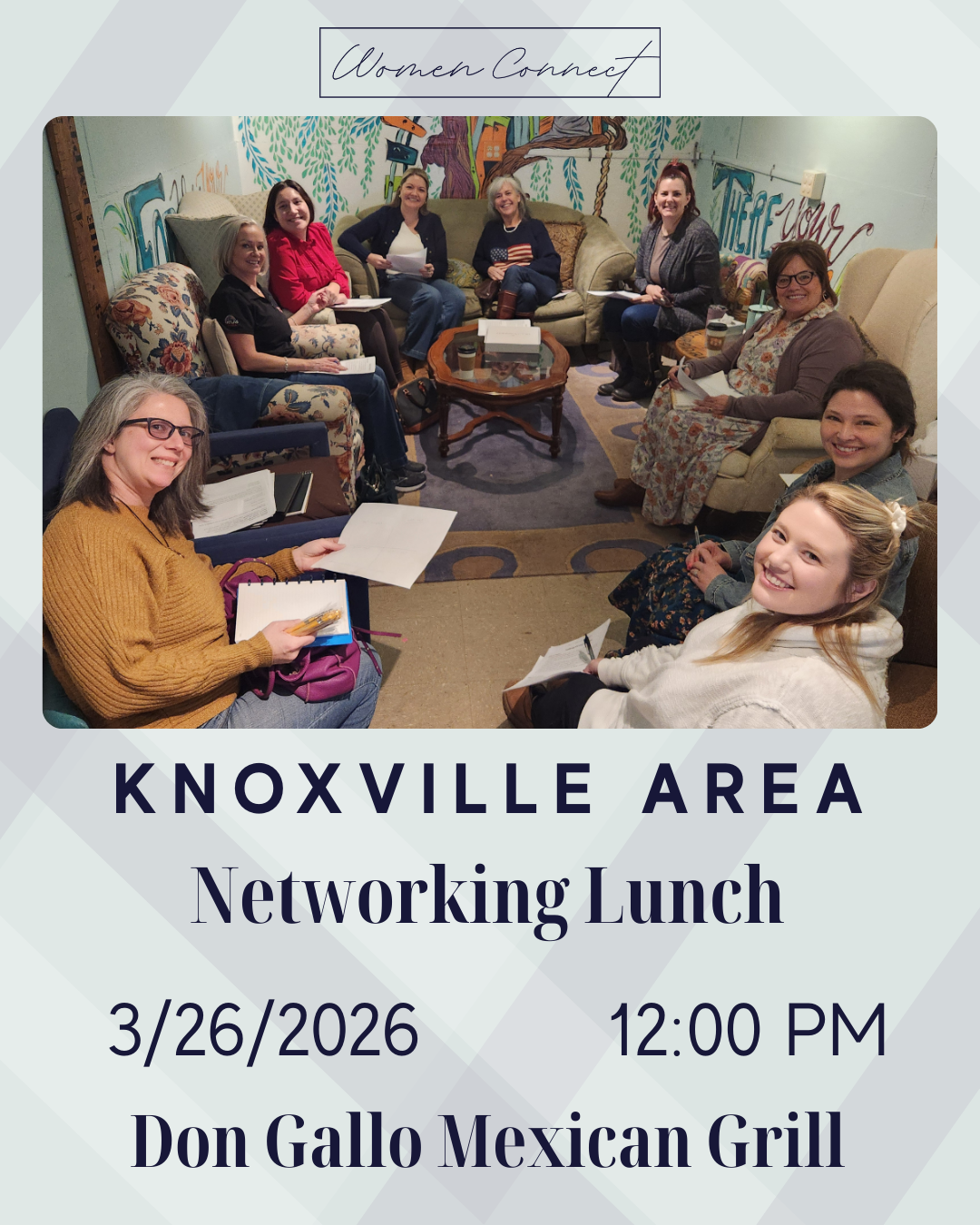 Women Connect Facebook ad: Grow Your Network & Make Real Connections!