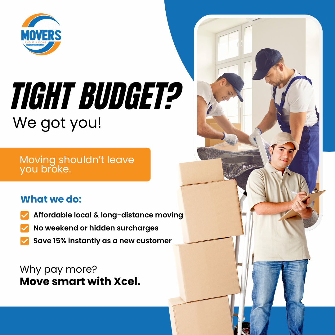Xcel Movers Facebook ad