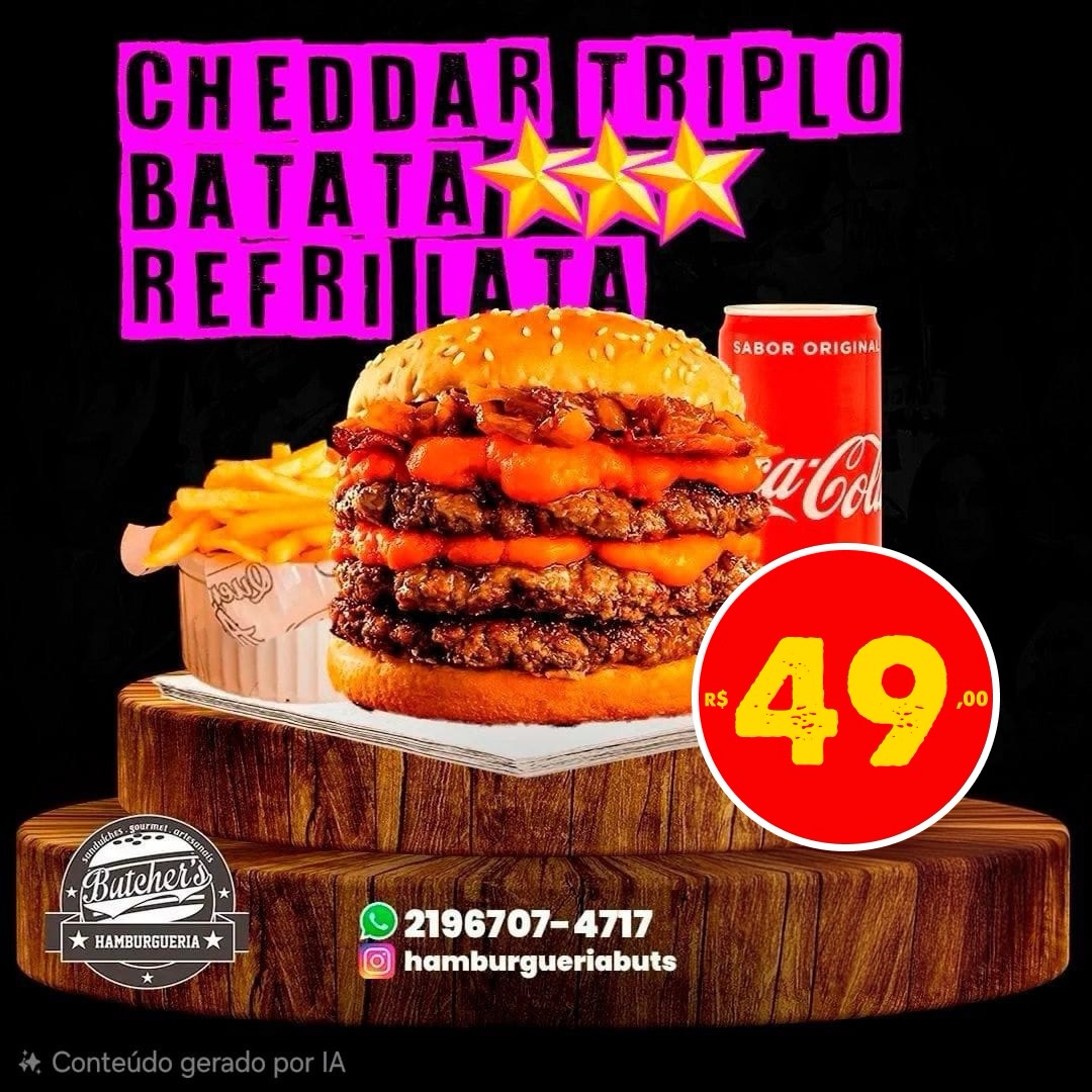 Butchers Facebook ad: TRIOS CLÁSSICOS