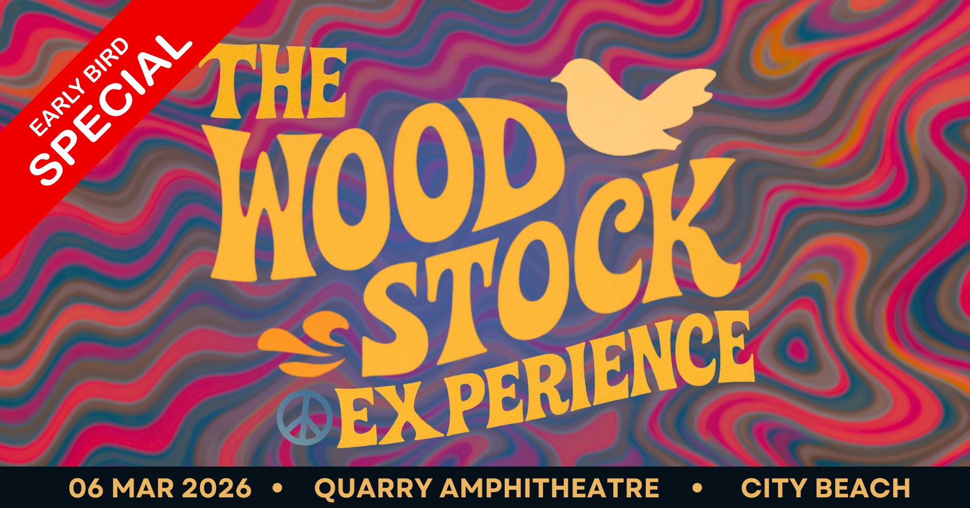 Coastal Sun Events Facebook ad: THE WOODSTOCK EXPERIENCE