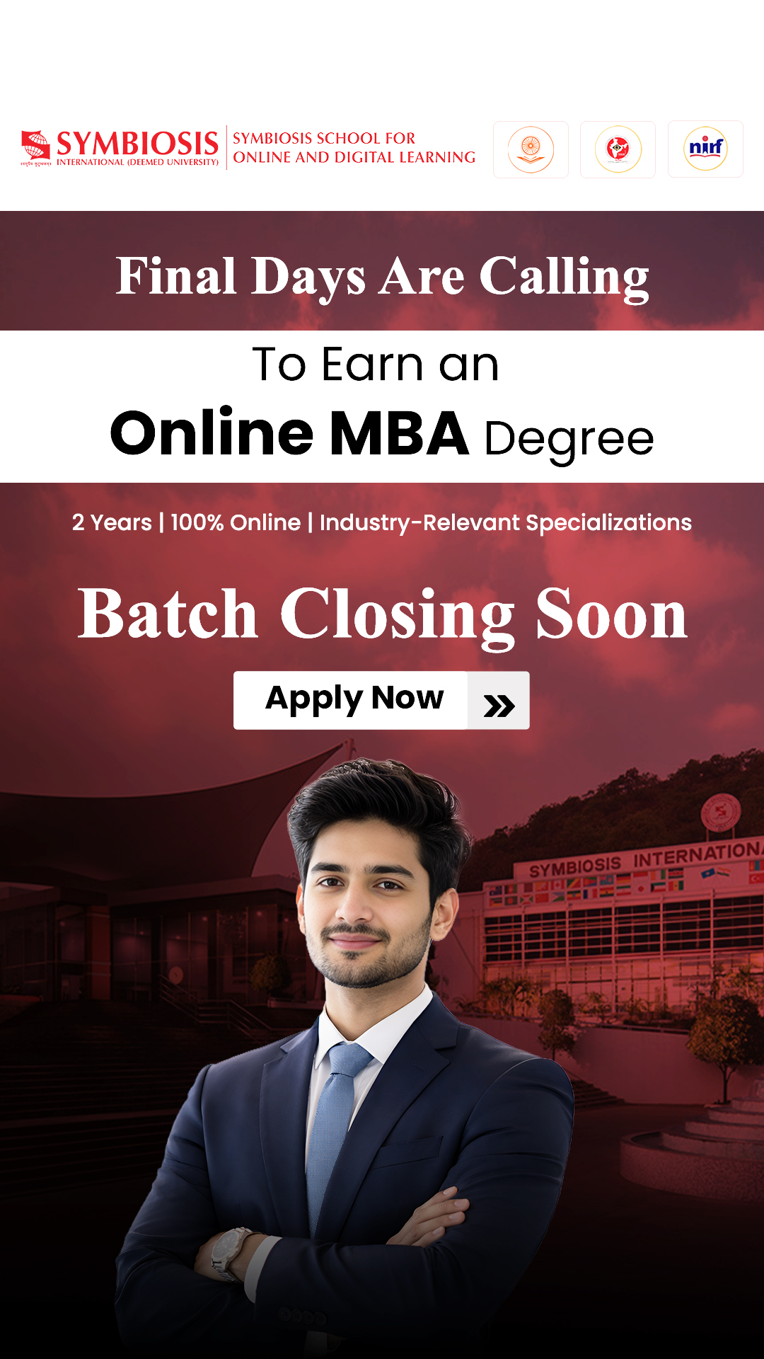 Symbiosis School of Online and Digital Learning - SSODL Facebook ad