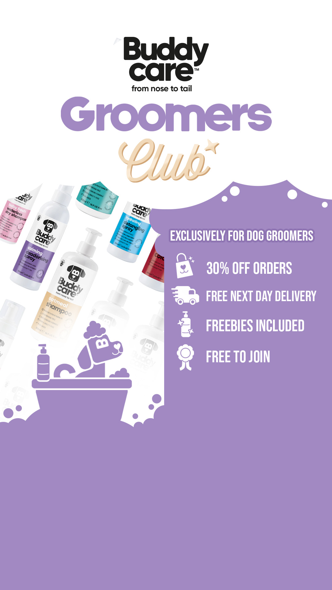 Buddycare Grooming Facebook ad