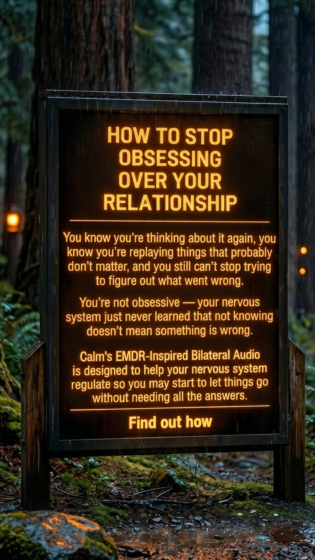 Calm Facebook ad