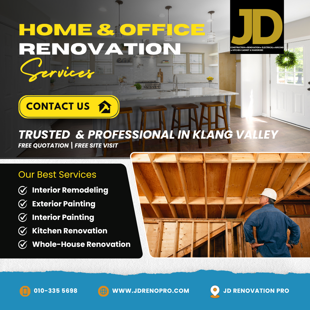 Renovation & Construction BANGI KAJANG NILAI PUTRAJAYA Facebook ad: 𝐋𝐞𝐭’𝐬 𝐓𝐫𝐚𝐧𝐬𝐟𝐨𝐫𝐦 𝐘𝐨𝐮𝐫 𝐏𝐫𝐨𝐩𝐞𝐫𝐭𝐲…