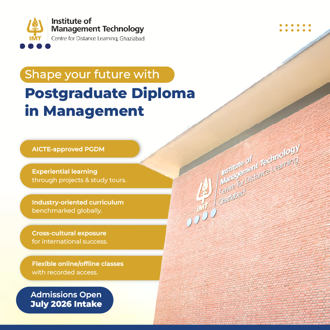 IMT Ghaziabad Online Learning Facebook ad