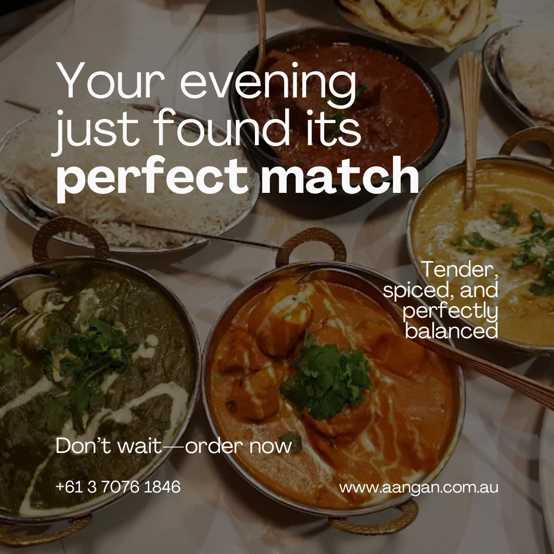 Aangan Indian Restaurant Facebook ad from Apr 19, 2026