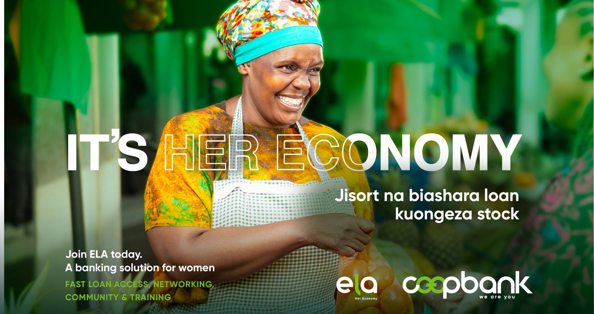 Co-op Bank Kenya Facebook ad: Ongeza stock na ELA