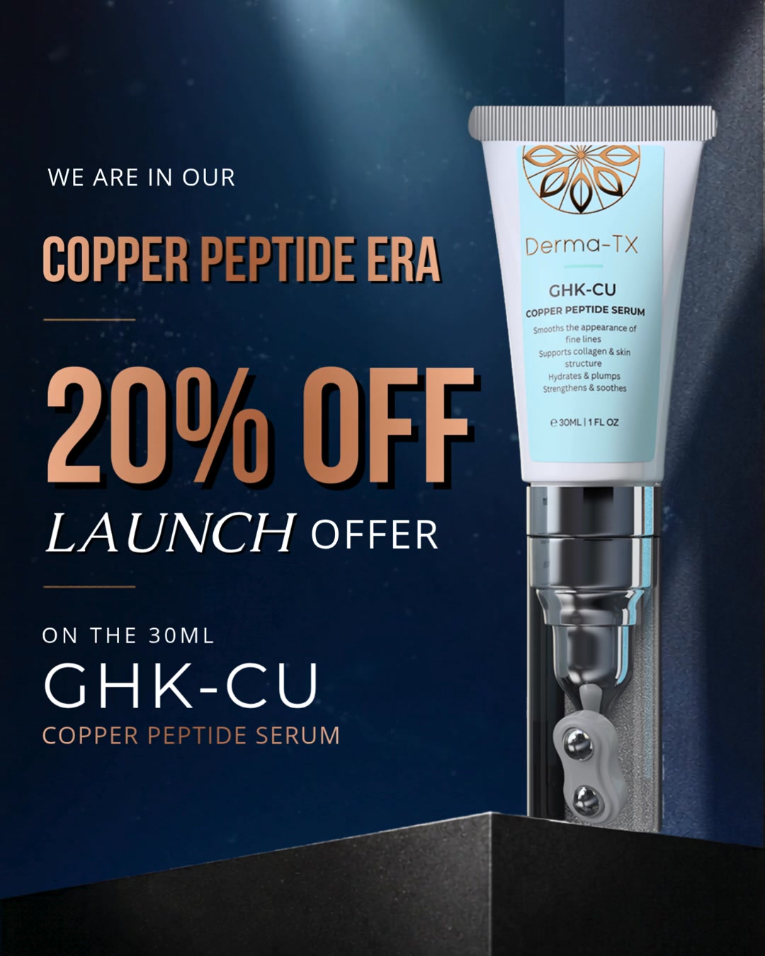 Derma-TX Facebook ad: 𝗧𝗛𝗘 𝗖𝗢𝗣𝗣𝗘𝗥 𝗣𝗘𝗣𝗧𝗜𝗗𝗘 𝗣𝗢𝗪𝗘𝗥𝗛𝗢𝗨𝗦𝗘…