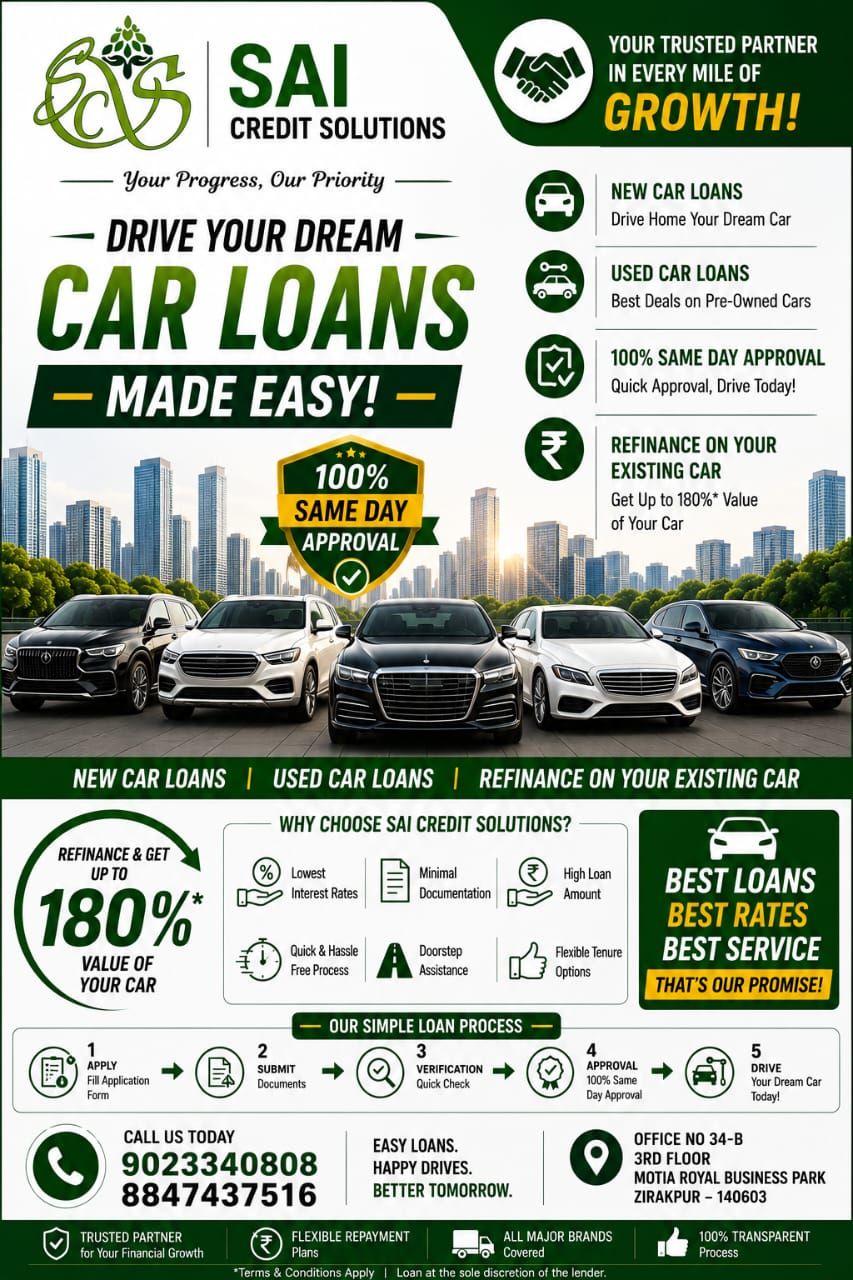 Anand Mida Facebook ad: Car, Home, & Personal Loans Services in Zirakpur | Apply Now