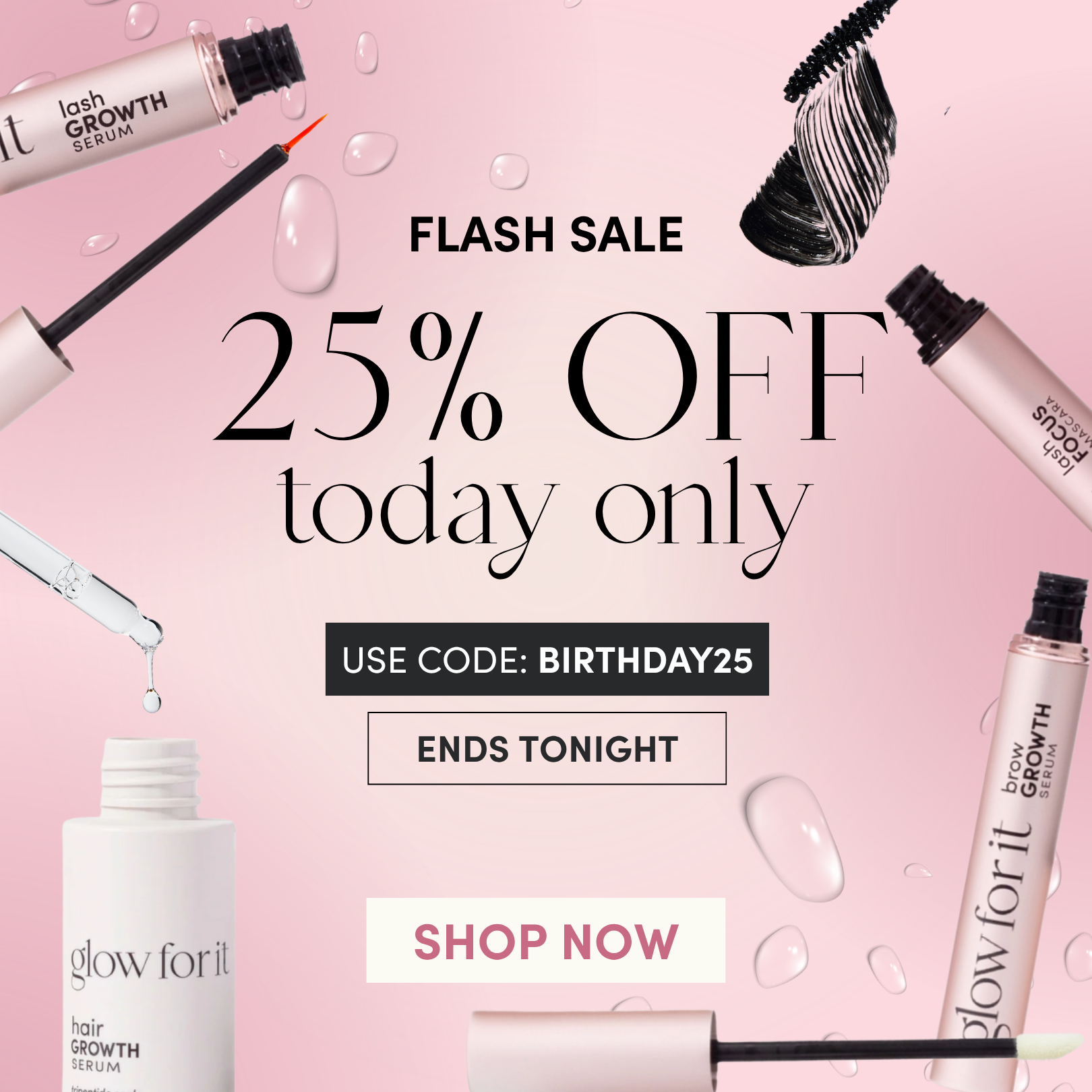 Glow For It Facebook ad