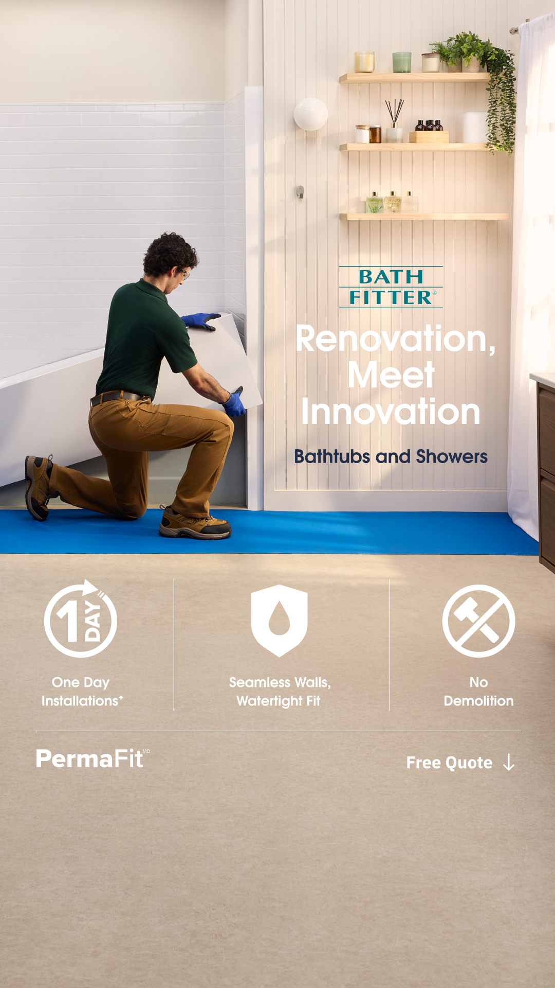 Bath Fitter Facebook ad