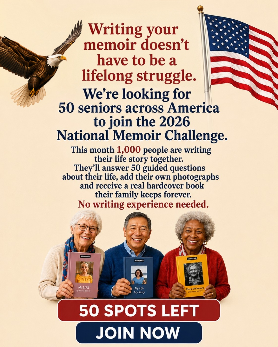Memowrite Facebook ad