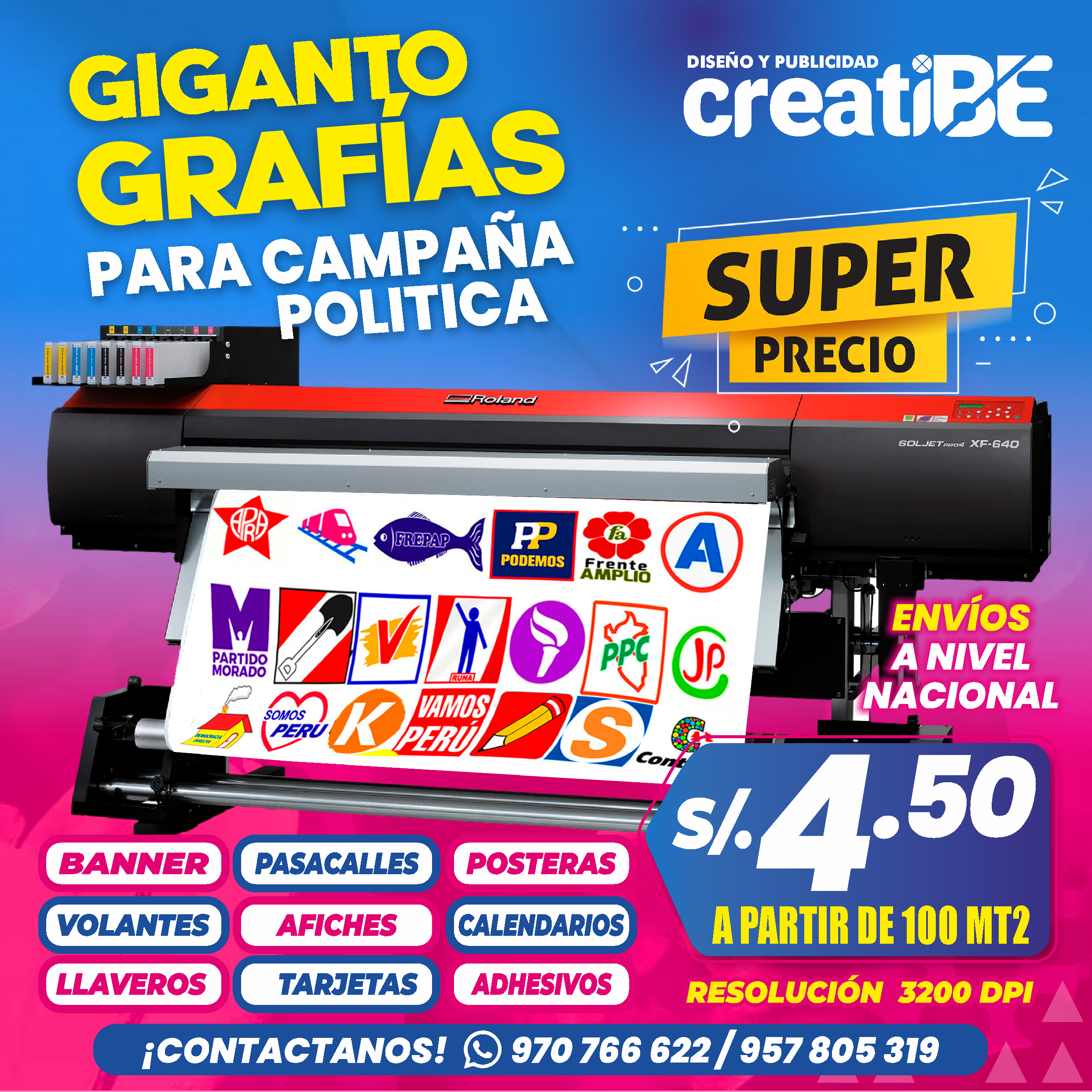 Creatibe sac Facebook ad: formularios