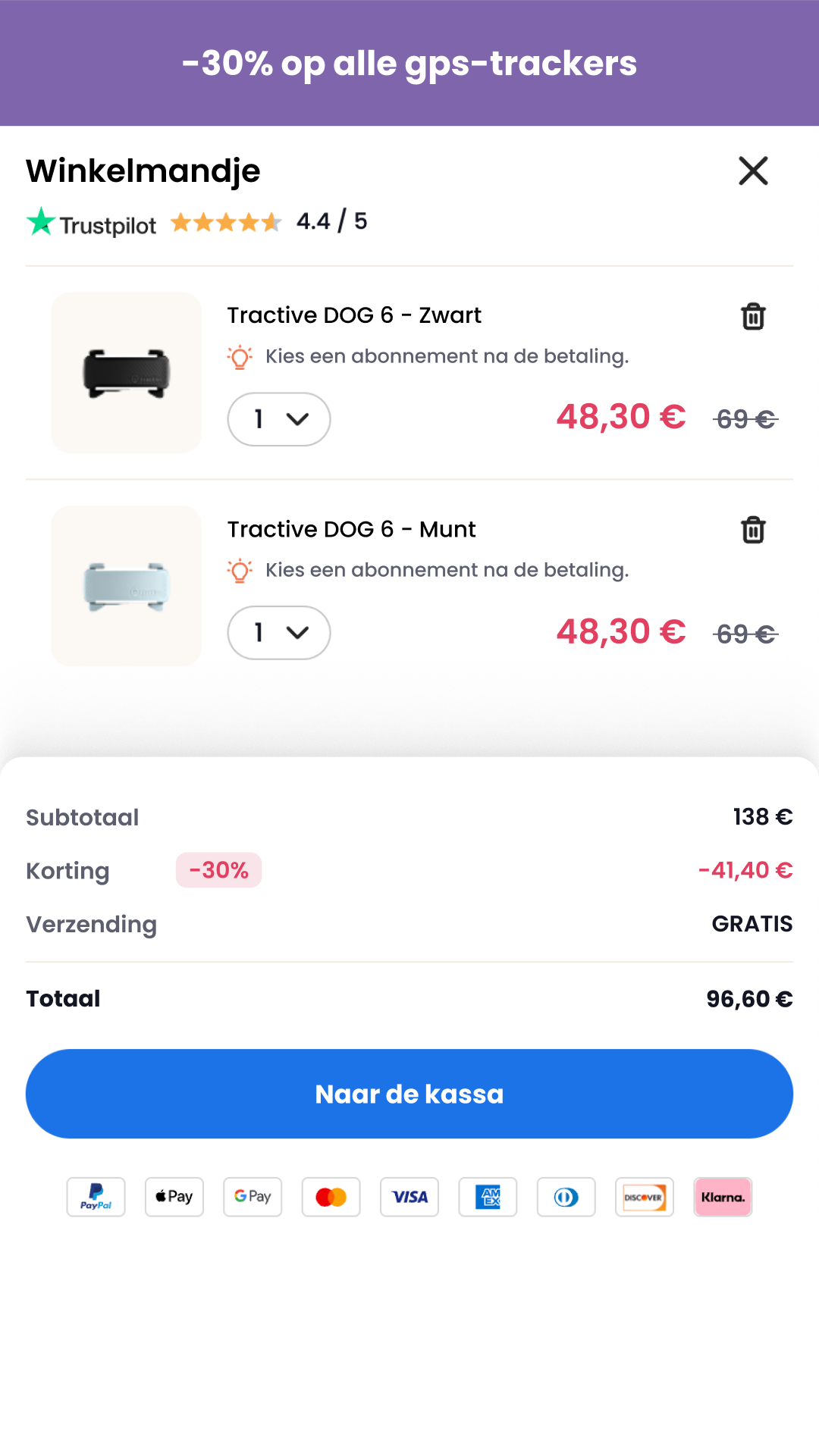 Tractive Facebook ad