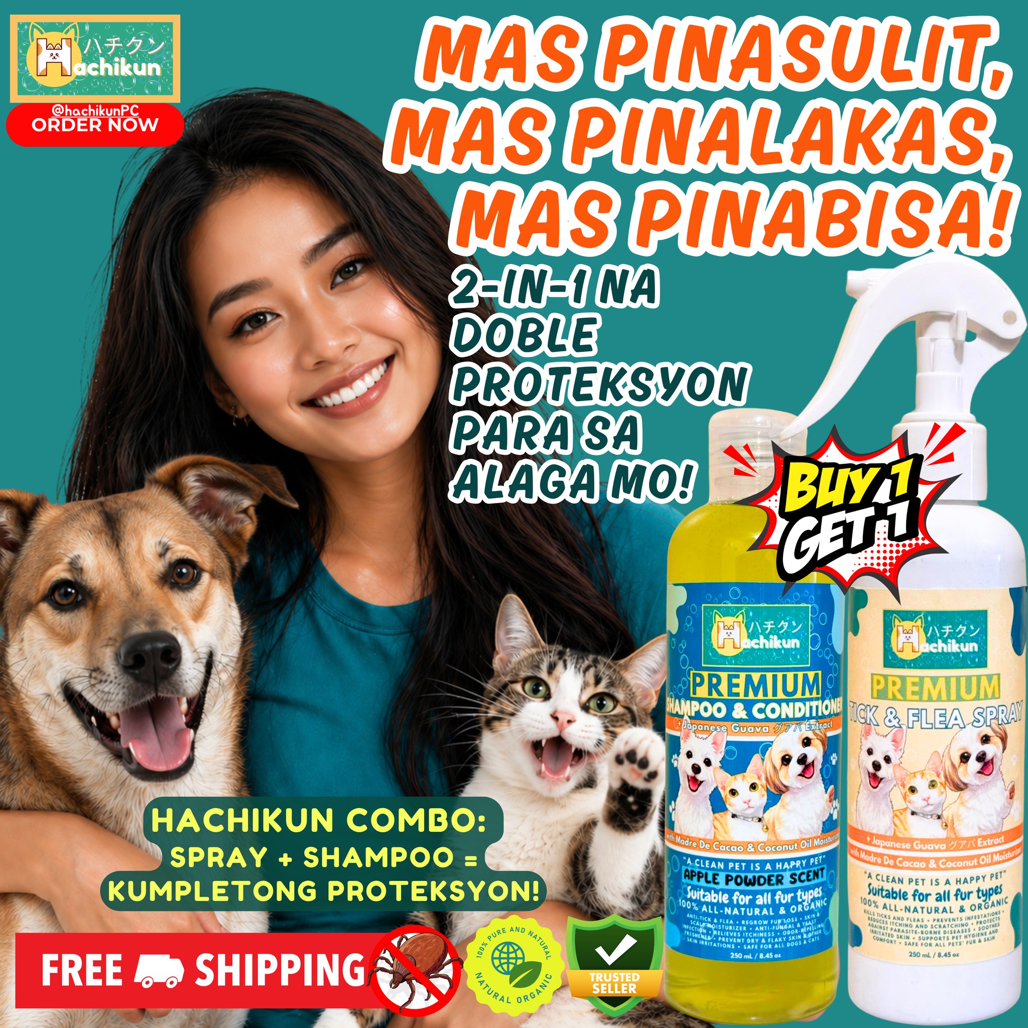 Hachikun ハチクン PET CARE PH Facebook ad