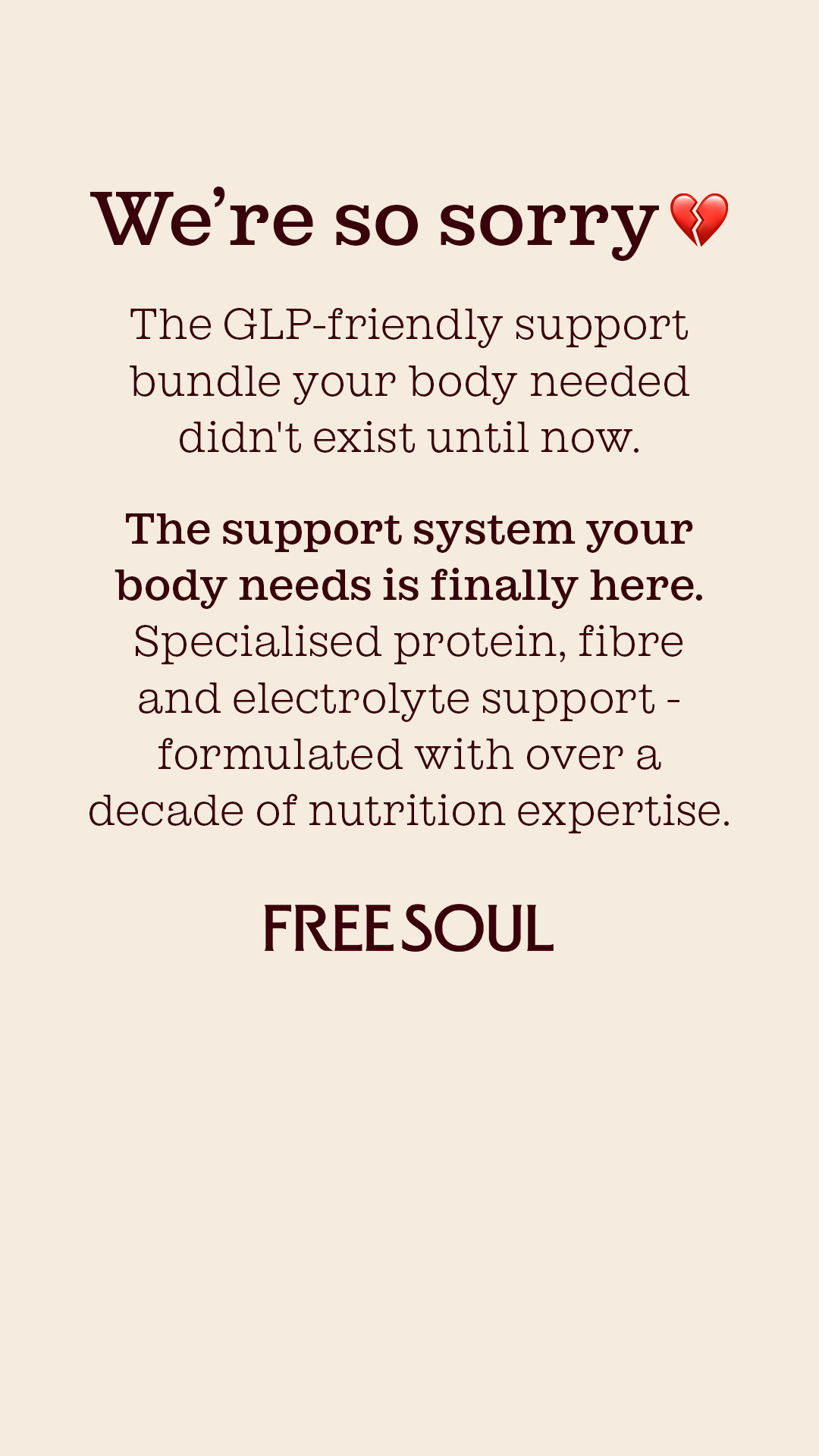 Free Soul Facebook ad