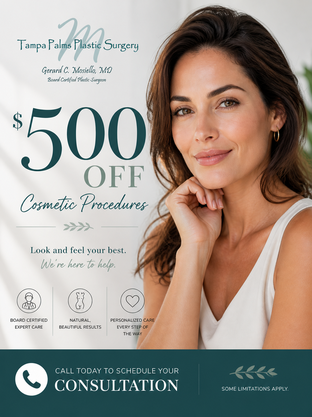 Tampa Palms Plastic Surgery Facebook ad