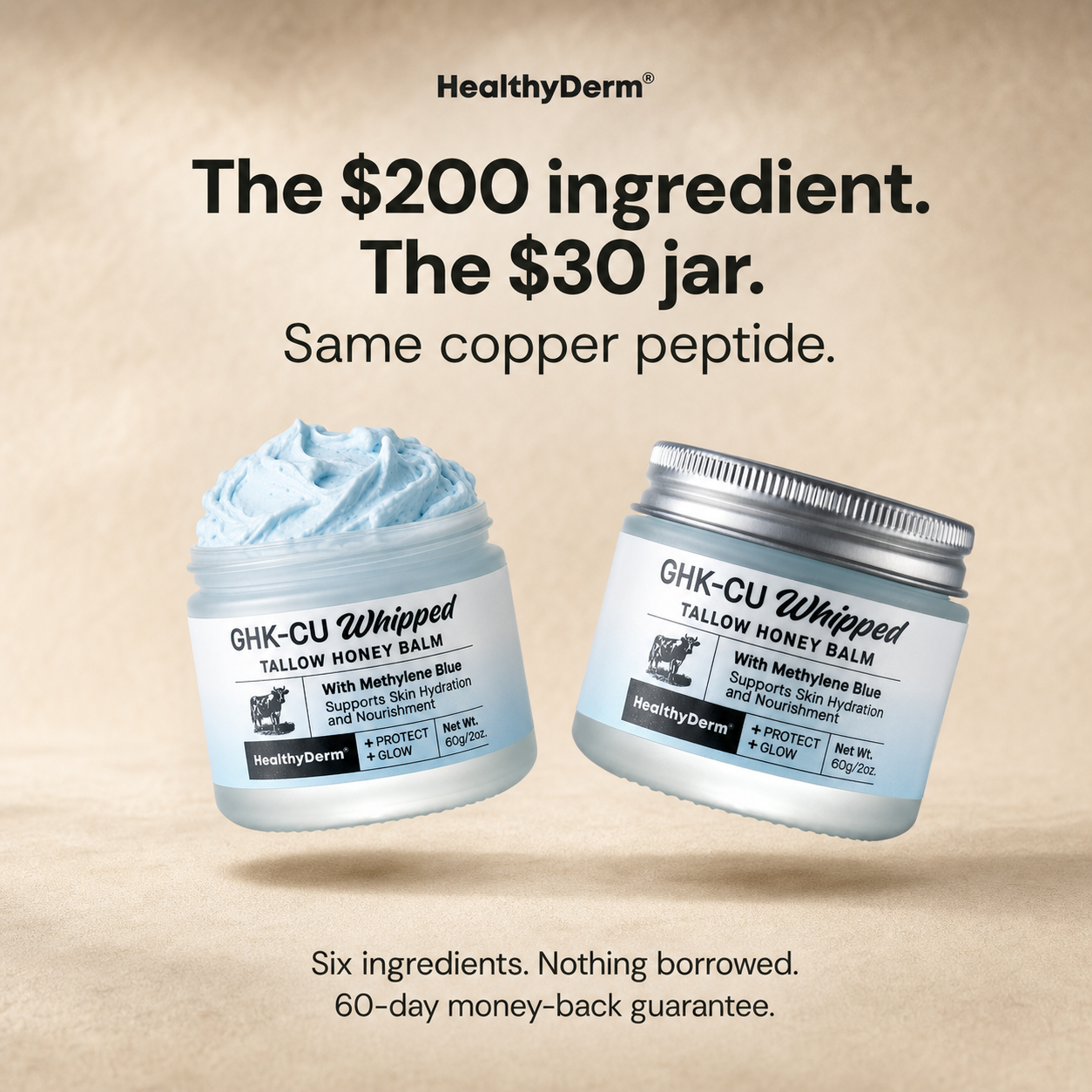 HealthyDerm Skincare Facebook ad