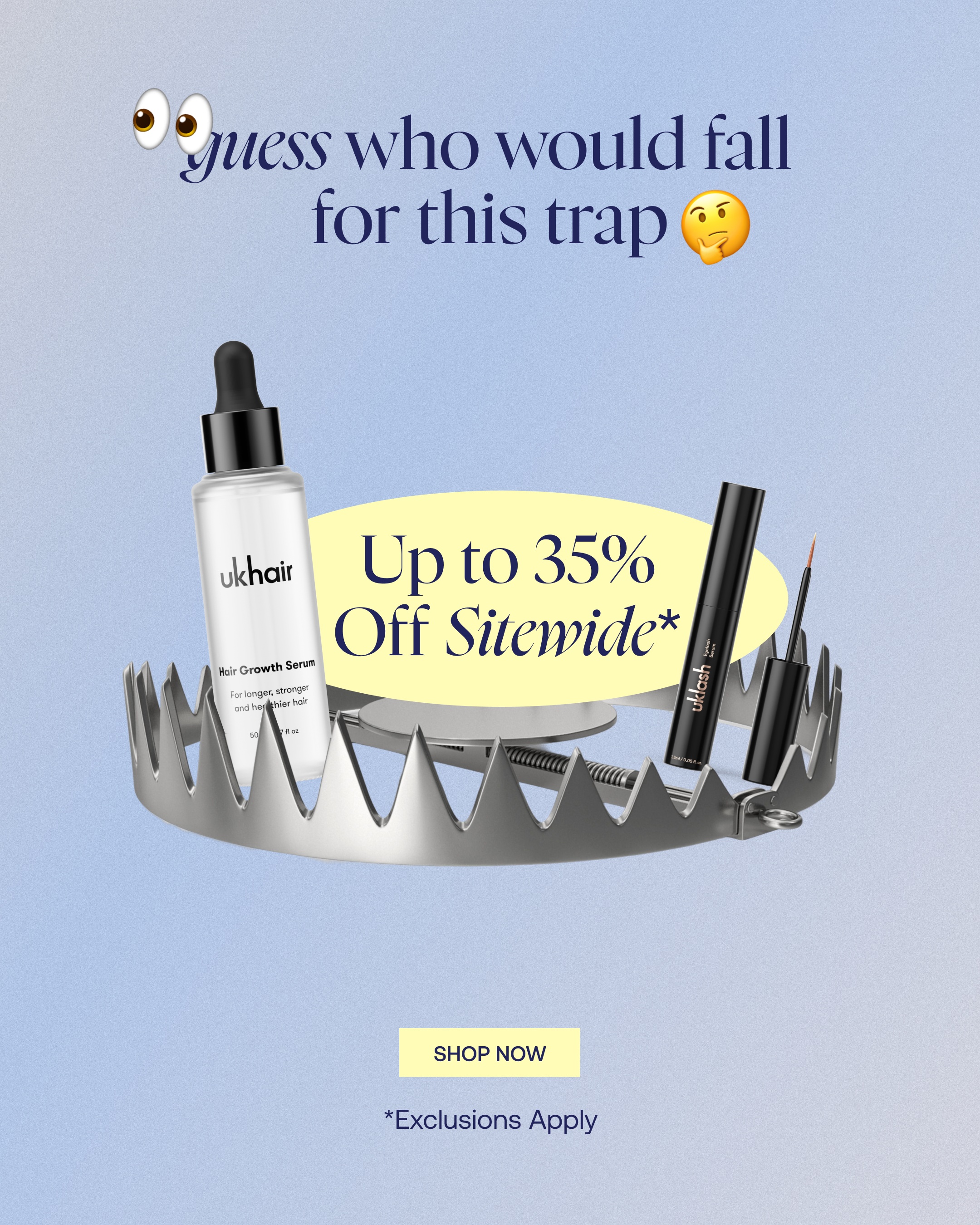 Uklash Facebook ad: Back To Work. Back To You.