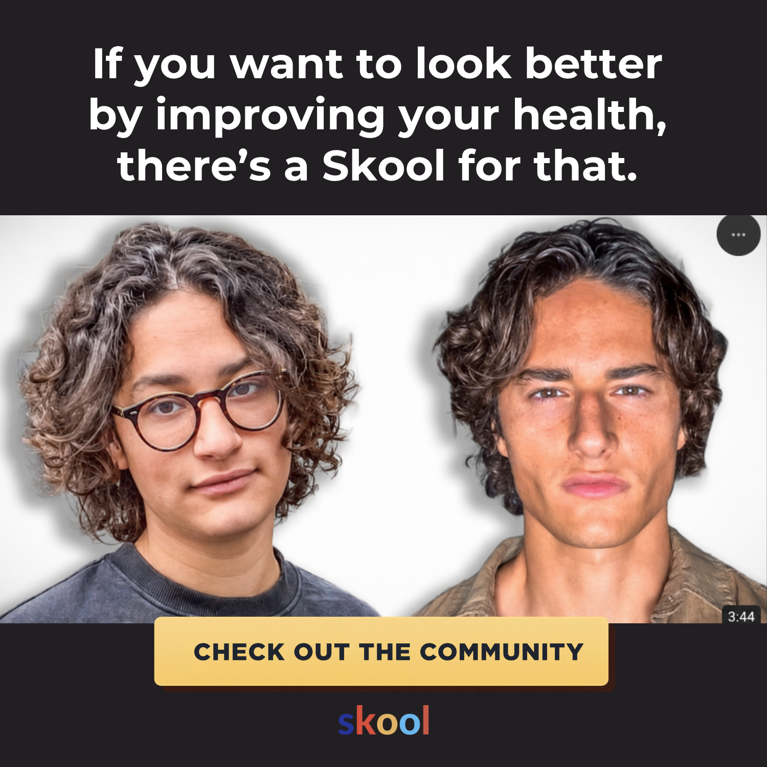 Skool Facebook ad