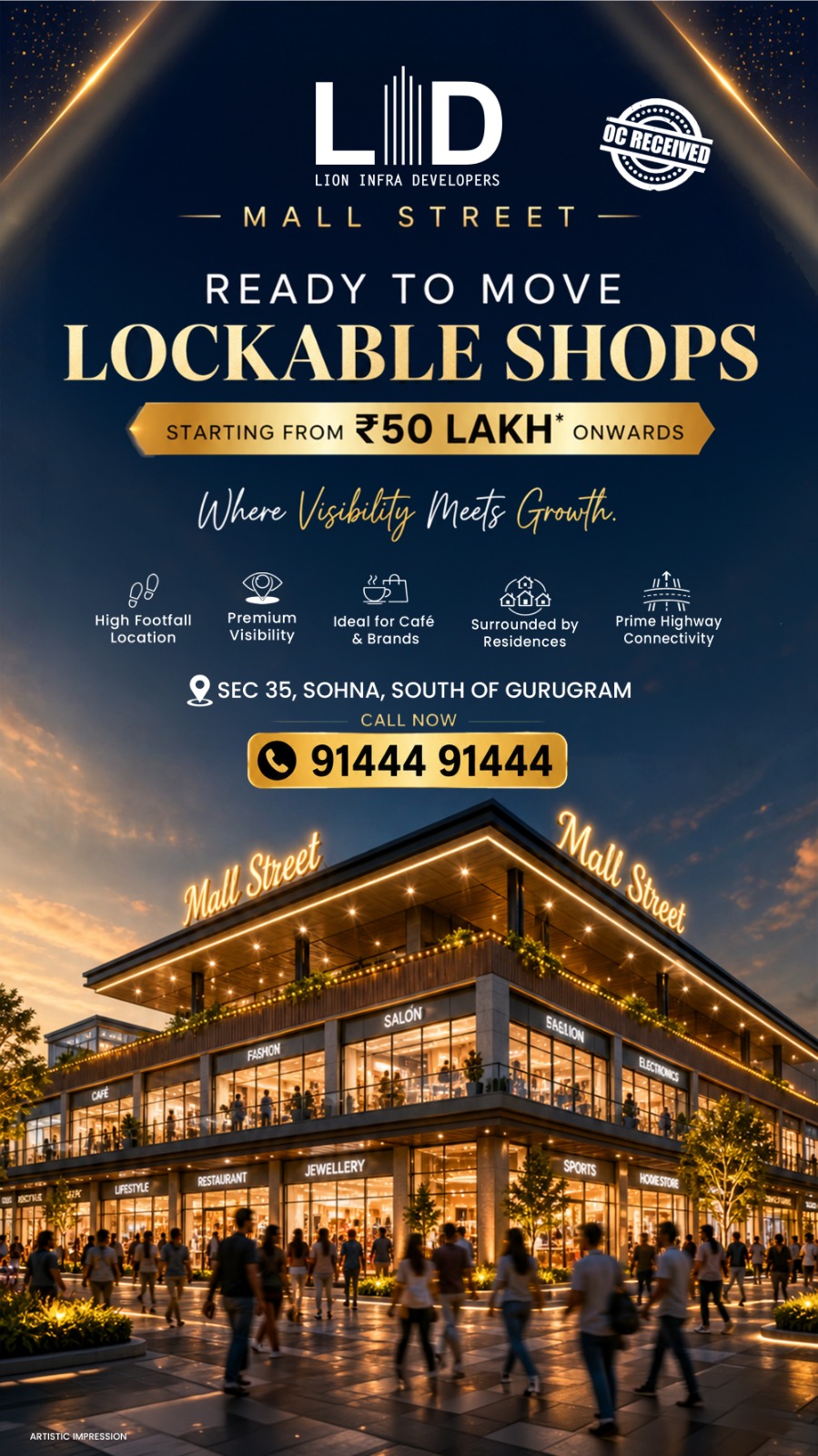 Lion Infra Developers Facebook ad