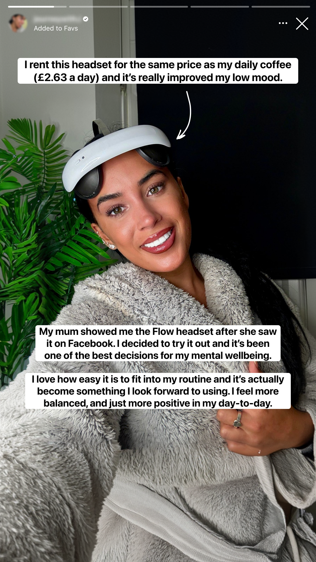 Flow Neuroscience Facebook ad