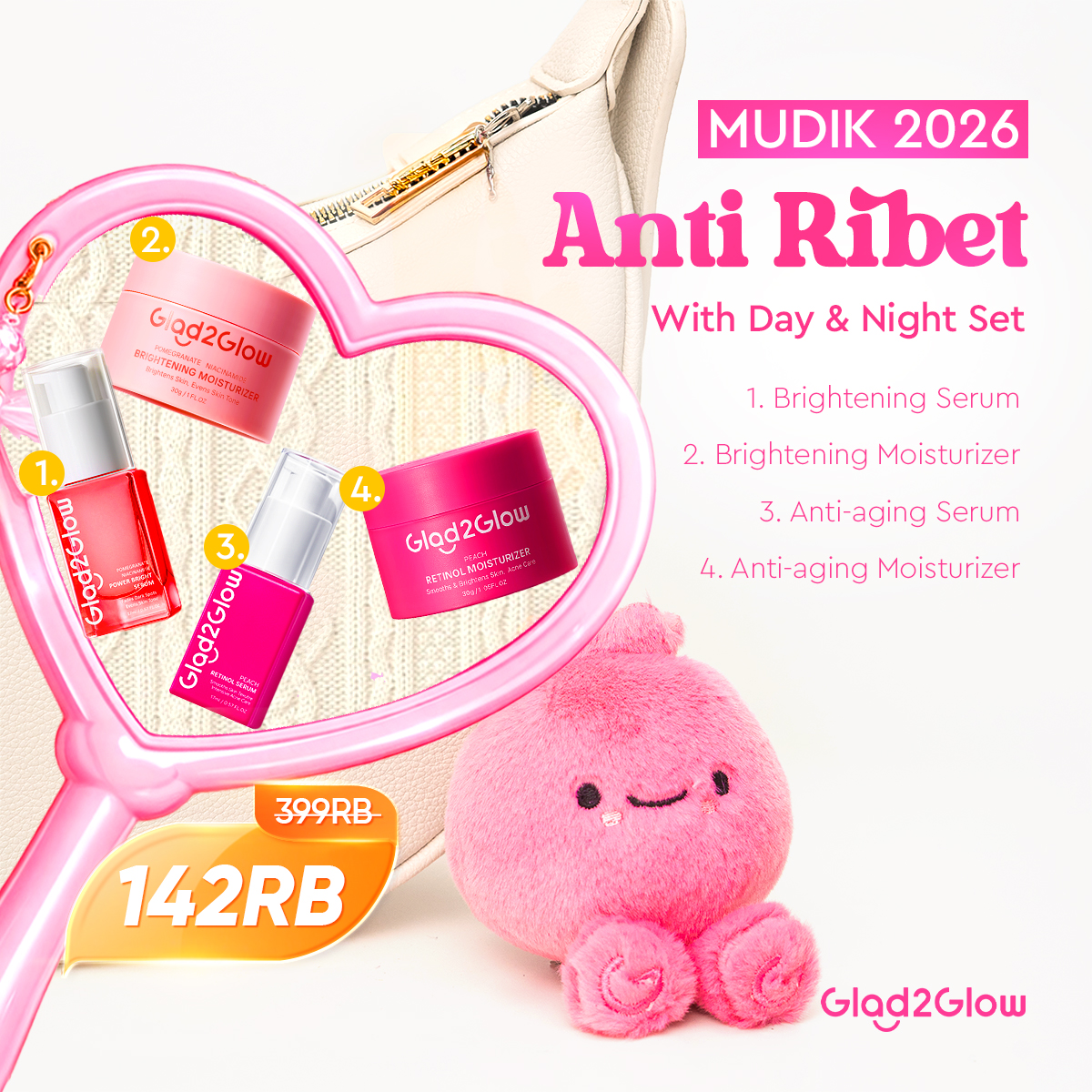 Glad2Glow.indo. Facebook ad