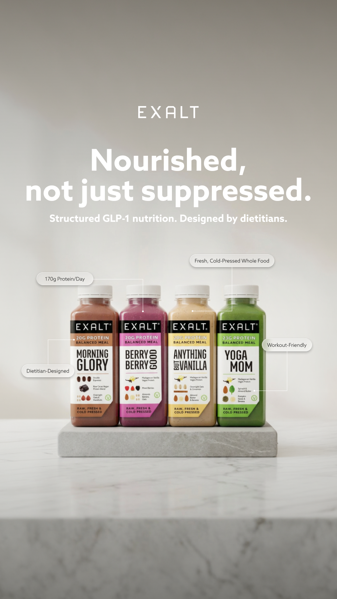 EXALT Facebook ad: GLP-1 Support Cleanse