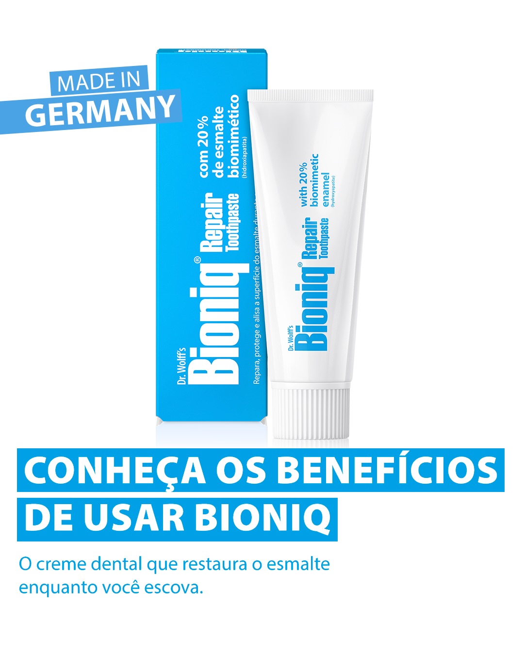 Bioniq Brasil Facebook ad: Você já ouviu falar em Hidroxiapatita?