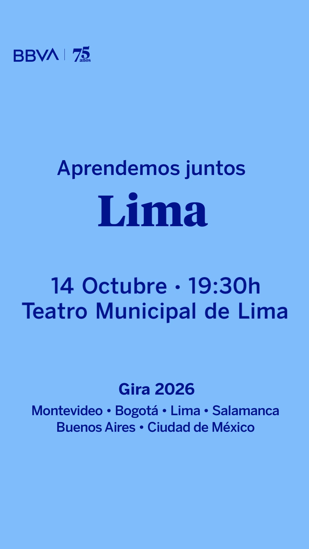 BBVA Facebook ad: Regístrate y descarga tu entrada.